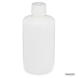 Bottles, Diamond RealSeal, Narrow Mouth Boston Round, HDPE with PP Closure, 250mL, 12/Pack, 72/Case