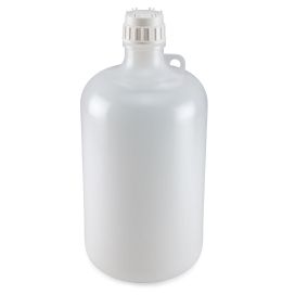 Leak Proof Water Bottles, Natural HDPE Narrow Mouth Bottles w/ Screw Caps