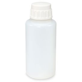 Vacuum Bottle, Heavy Duty, PP, 1 Liter, White PP 53mm Screw Cap