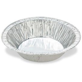 Aluminum Weighing Dish, 200mL, 127mm OD, Crimped Walls