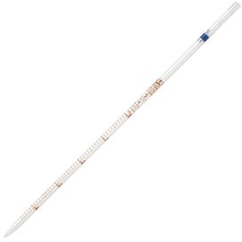 5mL Serological Pipette, Globe Glass, Reusable, 0.1 Graduations, Blue Band