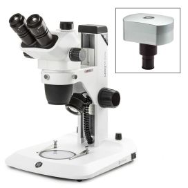 Trinocular stereo zoom microscope Nexius, Zoom Evo, 1:8.4 zoom ratio, with camera