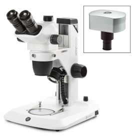 Trinocular stereo zoom microscope Nexius, Zoom Evo, 1:8.4 zoom ratio, with camera