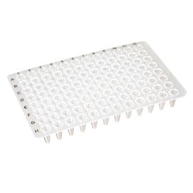 0.1mL 96-Well PCR Plate, Low-Profile, No Skirt, Clear