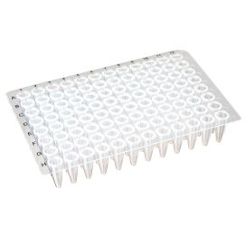 0.2mL 96-Well PCR Plate, No Skirt, Flat Top, Clear