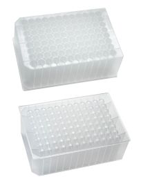 ***SAVE 54%*** Deep well plate, 96 wells, 2.0mL, round wells, u-bottom, 5/pack